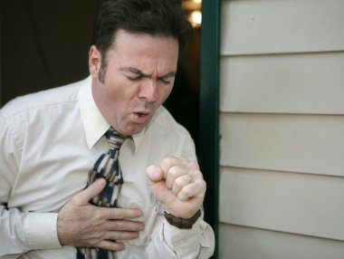 Coughing Man clipart