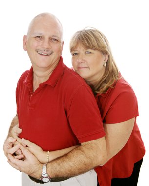 Mature Couple In Love clipart