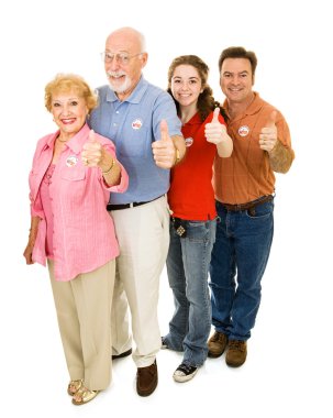 American Voters Isolated clipart