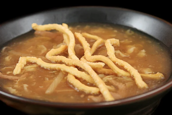 Гарячий суп Макро — стокове фото
