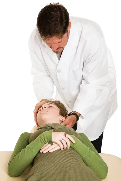 고립 된 척추 교정 지압 요법 치료 — 스톡 사진