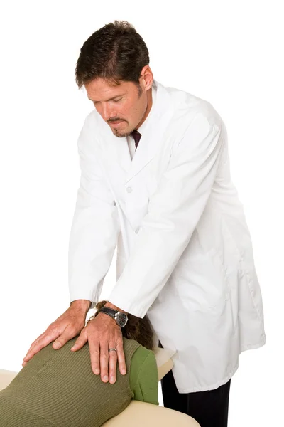 Chiropractor Working — Stock Photo, Image