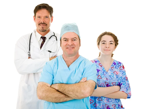 Sympatisk sjukhus medicinsk personal — Stockfoto