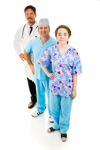 Medicinsk personal hela kroppen — Stockfoto