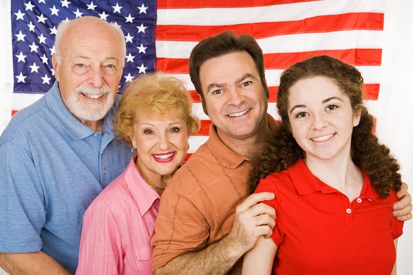 Família americana — Fotografia de Stock