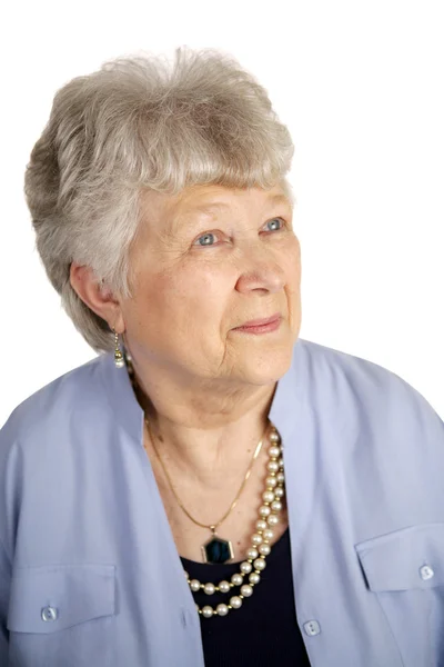 Contentada Senior Lady — Fotografia de Stock