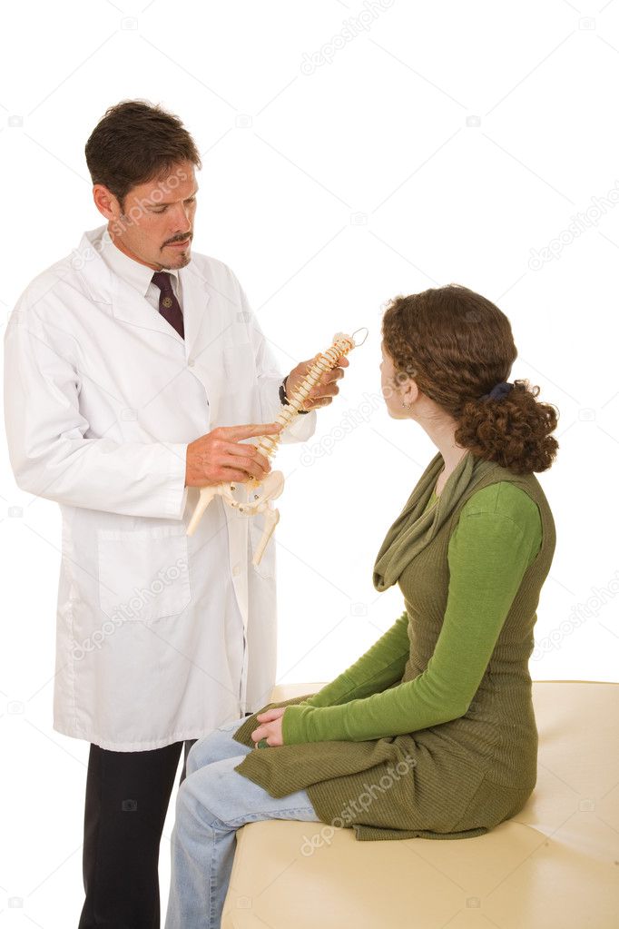 Chiropractor and Patient Isolated