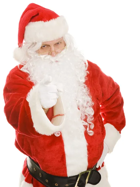 Santa - du är stygg — Stockfoto