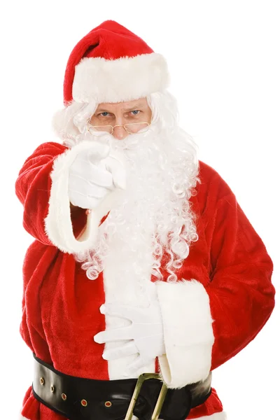 Der Weihnachtsmann zeigt auf dich — Stockfoto