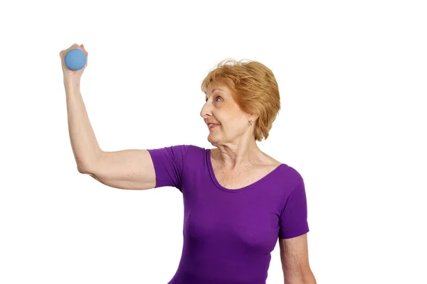 Senior Workout - Seventy & Strong — Stock Photo, Image