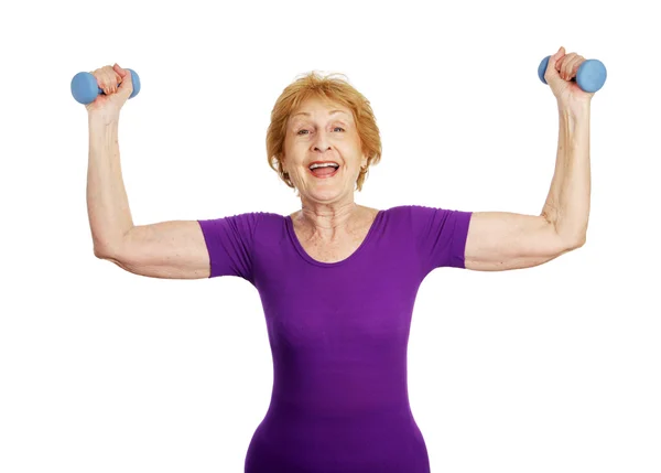 Senior Workout - Success — Stock Photo, Image