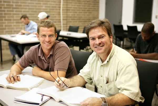 Adult Ed Students in Class — Stock Photo, Image