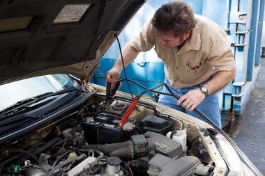 Auto Mechanic - Jumper Cables clipart