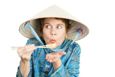 Tourist & Hot Chinese Dumpling clipart