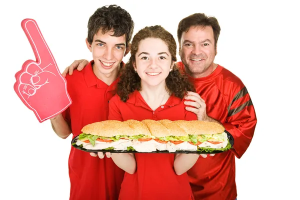 Sandwich sportif et sous-sandwich — Photo