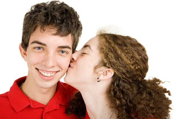 Подросток - влюбленная пара — стоковое фото