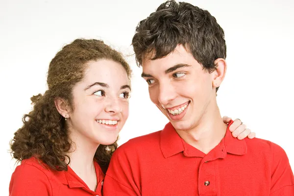 Teen Love Connection — Stock Photo, Image