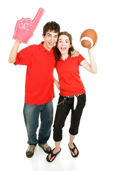 Teen Sports Fans — Stock Photo, Image