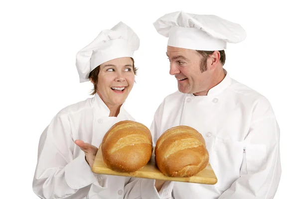 厨师系列-面包师 — 图库照片