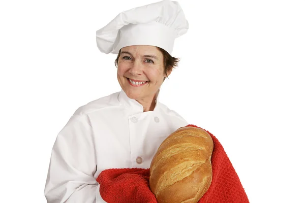 Серія шеф-кухарів - свіжий запечений хліб — стокове фото