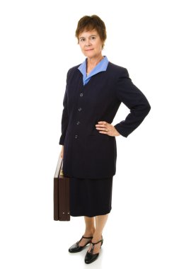 Attractive Mature Businesswoman clipart