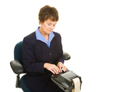 Court Reporter Working clipart