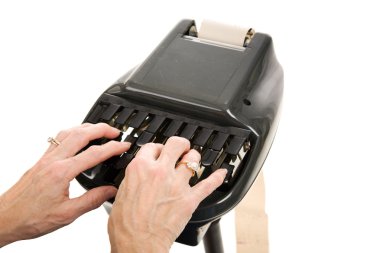 Court Reporting Stenograph clipart