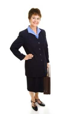 Pretty Smiling Businesswoman clipart