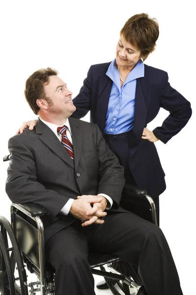 Disability in Business — Stock Photo, Image