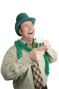 St Paddy's Day Drunk Laughter clipart