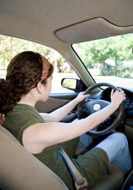 Teen Driver Vertical clipart