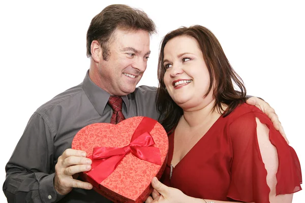 Cute Valentine Couple — Stock Photo, Image