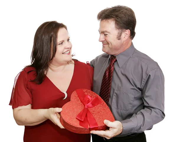 Valentine Candy Couple — Stock Photo, Image