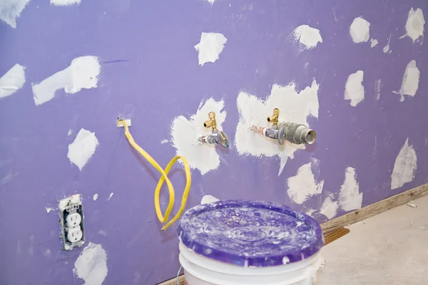 Drywall Newly Installed — Stock Photo, Image