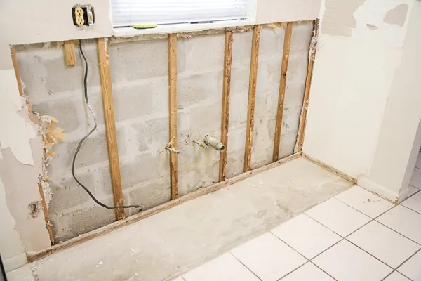 台所の水損傷 — ストック写真