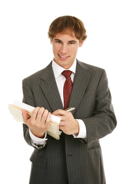 Aantrekkelijke jonge zakenman — Stockfoto