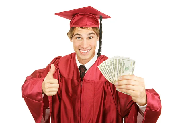 Dinheiro para a faculdade — Fotografia de Stock