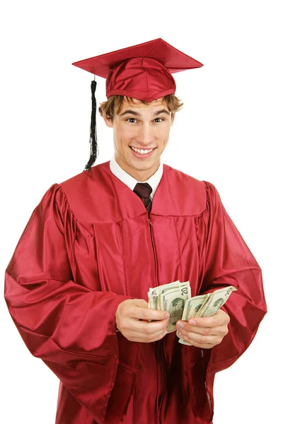 Μετρητά για την αποφοίτηση — Φωτογραφία Αρχείου