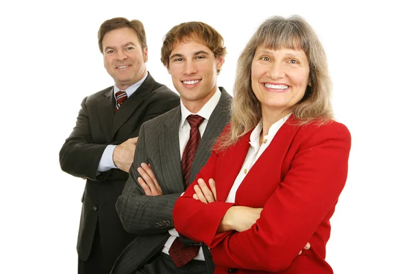 Equipe de negócios feliz — Fotografia de Stock