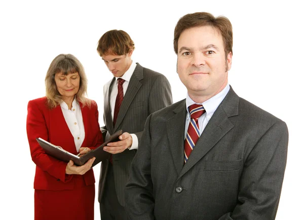 Serious Male Business Leader — Stock Photo, Image