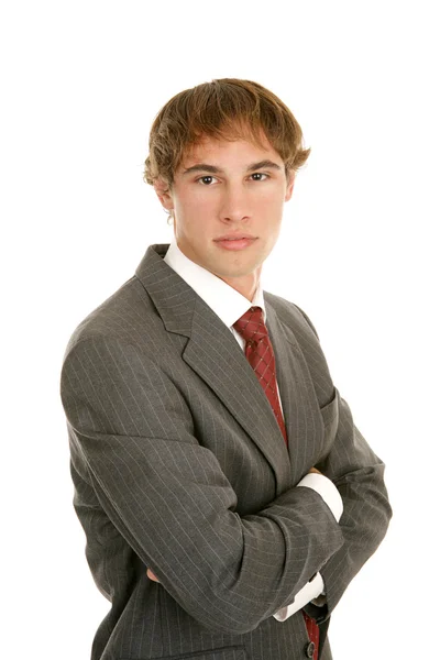Serious Young Businessman — Stock Photo, Image