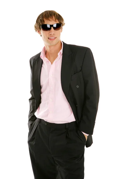 Ung affärsman i solglasögon — Stockfoto