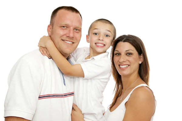 Beautiful Young Family — Stock Photo, Image