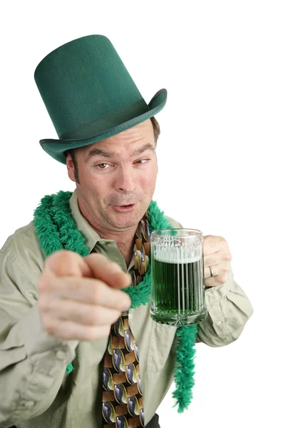 Bêbado no dia de St. Patricks — Fotografia de Stock
