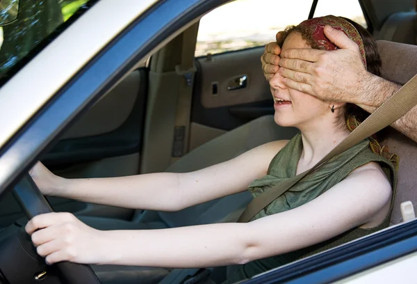 Cegos de condução — Fotografia de Stock