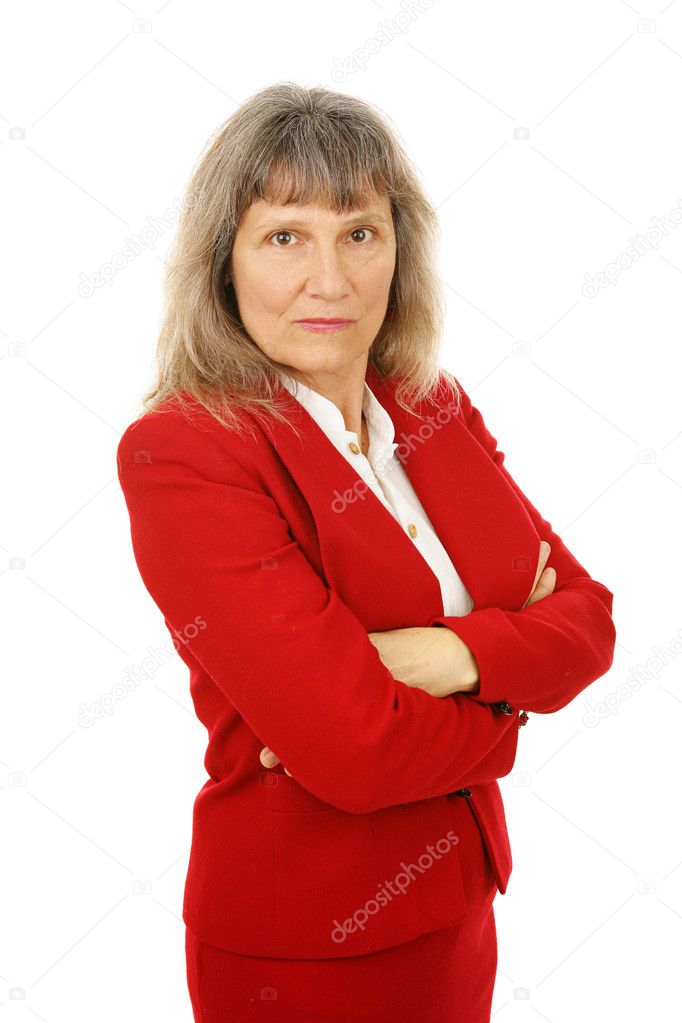 Angry Mature Businesswoman