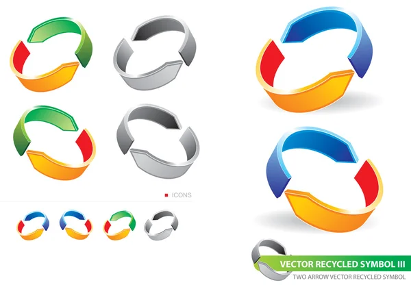 Recycled_3 — Stockvector