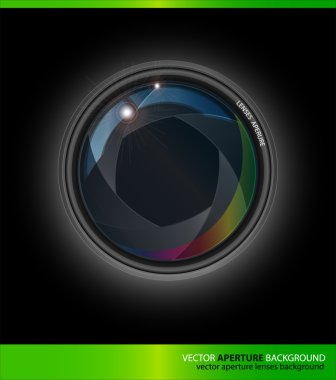 Vector Lenses Aperture Background clipart