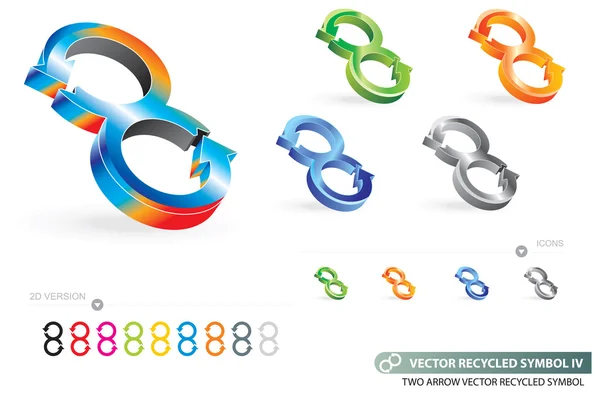 Reciclado _ 4 — Vector de stock