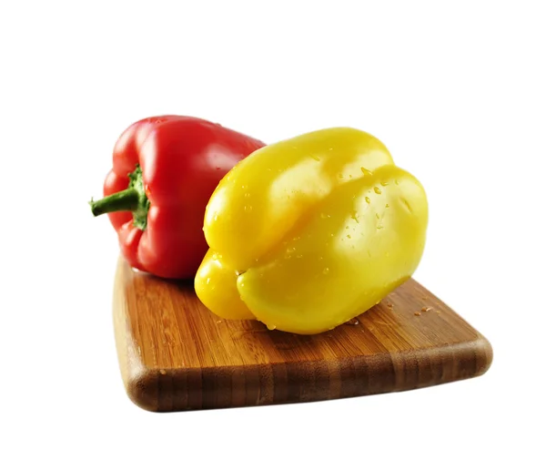 Peper doce vermelho e amarelo — Fotografia de Stock